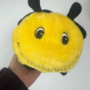 Unipak Bumble Bee 11" Black Yellow Plush Sewn Eyes 2013 Soft Stuffed Animal Toy